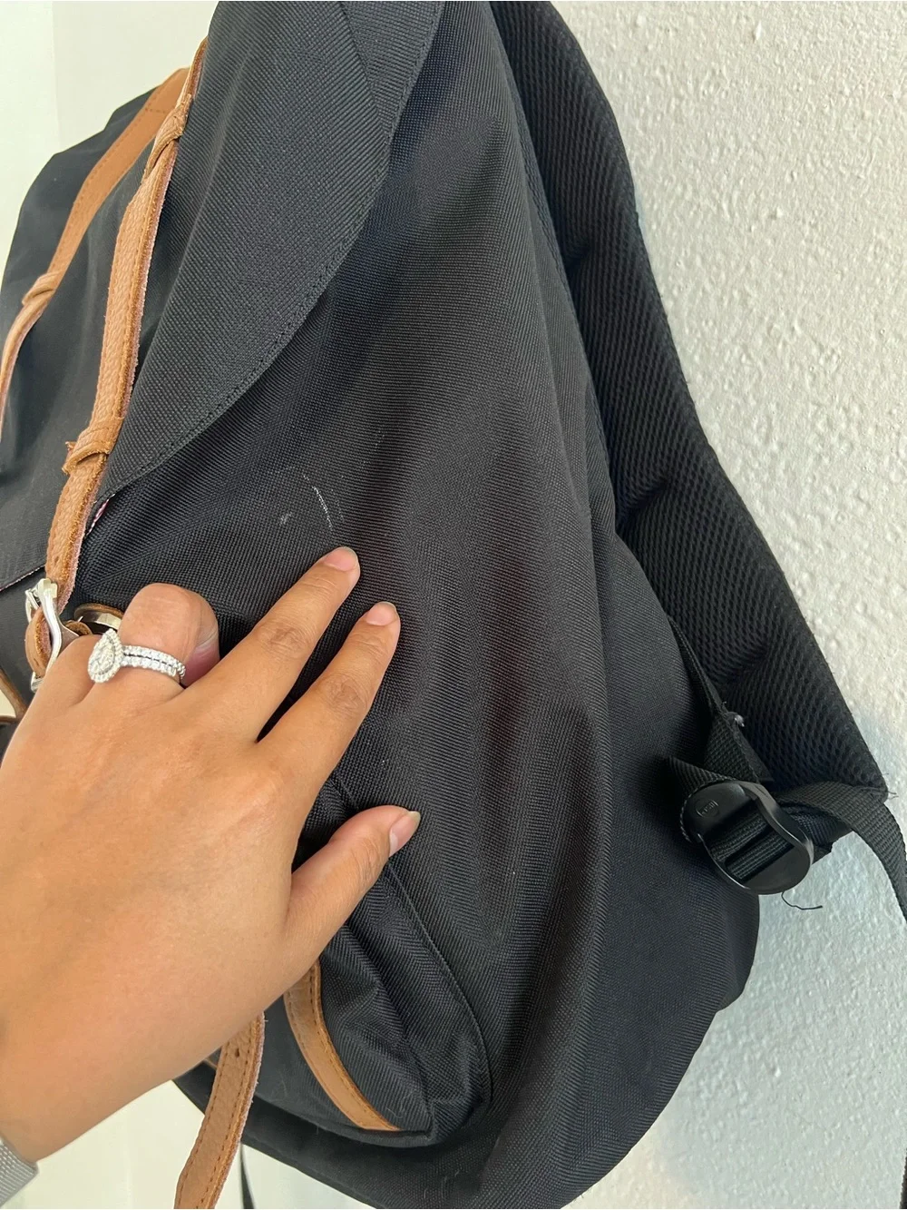 Herschel black backpack